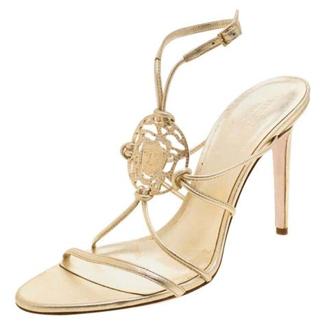 versace gold schuheb|versace gold heels.